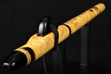 Yellow Cedar Burl Native American Flute, Minor, Low F-4, #F1A